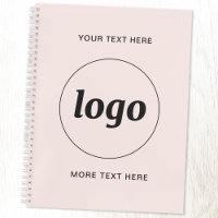 Eenvoudige Logo Tekst Blush Roze