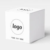 Eenvoudige Logo Tekst Promotionele Zakelijke Verpa Bedankdoosjes (Voorkant Zijde)