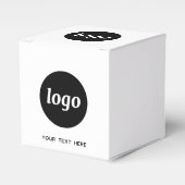 Eenvoudige Logo Tekst Promotionele Zakelijke Verpa Bedankdoosjes (Voorkant Zijde)