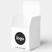 Eenvoudige Logo Tekst Promotionele Zakelijke Verpa Bedankdoosjes (Geopend)
