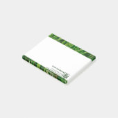 Eenvoudige Logo Tekst voor Grasmaaibedrijven Marke Post-it® Notes (Schuin)
