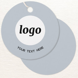 Eenvoudige Logo Tekst Zakelijk Poeder Blauw Prijs  Bedankjes Labels