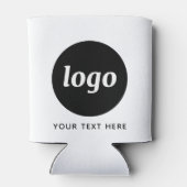 Eenvoudige Logo Tekst Zakelijk Promotie Branding Blikjeskoeler (Achterkant)