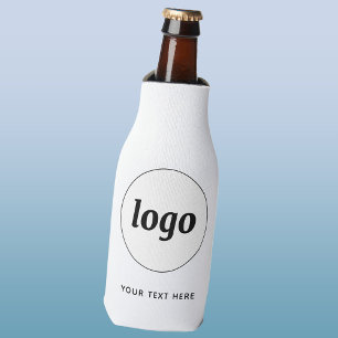 Eenvoudige Logo Tekst Zakelijk Promotie Branding Flesjeskoeler