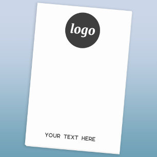 Eenvoudige Logo Tekst Zakelijke Promotie Post-it® Notes