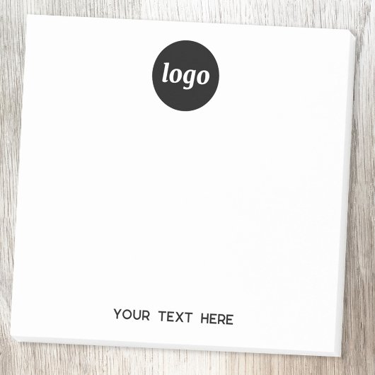 Eenvoudige Logo Tekst Zakelijke Promotie Post-it® Notes
