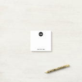Eenvoudige Logo Tekst Zakelijke Promotie Post-it® Notes (Op bureau)
