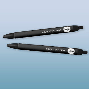 Eenvoudige Logo Tekst Zakelijke Promotie Zwarte In Inkt Pen