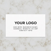 Eenvoudige Logo van bedrijf Visitekaartje