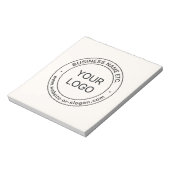 Eenvoudige logo-vervanging & bewerkbare tekst | Of Notitieblok (Linkerzijde)