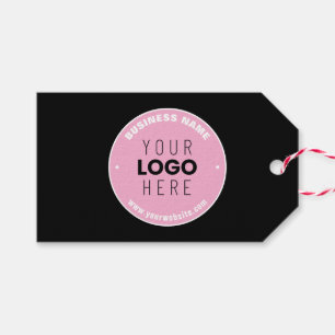 Eenvoudige logo-vervanging & bewerkbare tekst Ro Cadeaulabel