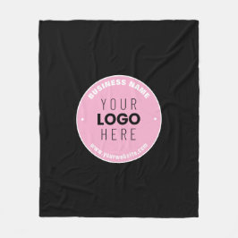 Eenvoudige logo-vervanging & bewerkbare tekst | Ro Fleece Deken