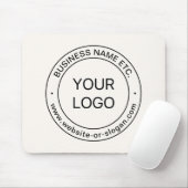 Eenvoudige Logo-vervanging en bewerkbare tekst | G Muismat (Met muis)