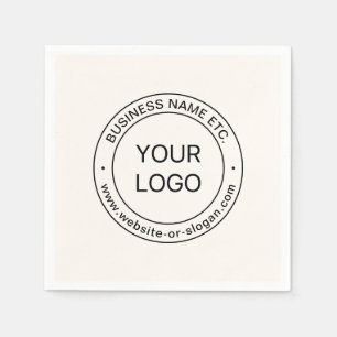 Eenvoudige Logo-vervanging en bewerkbare tekst   G Servet