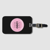 Eenvoudige Logo-vervanging en bewerkbare tekst | R Bagagelabel (Voorkant (horizontaal))