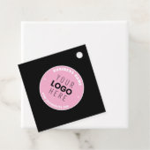 Eenvoudige Logo-vervanging en bewerkbare tekst | R Bedankjes Labels (In situ)