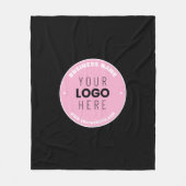 Eenvoudige Logo-vervanging en bewerkbare tekst | R Fleece Deken (Voorkant)