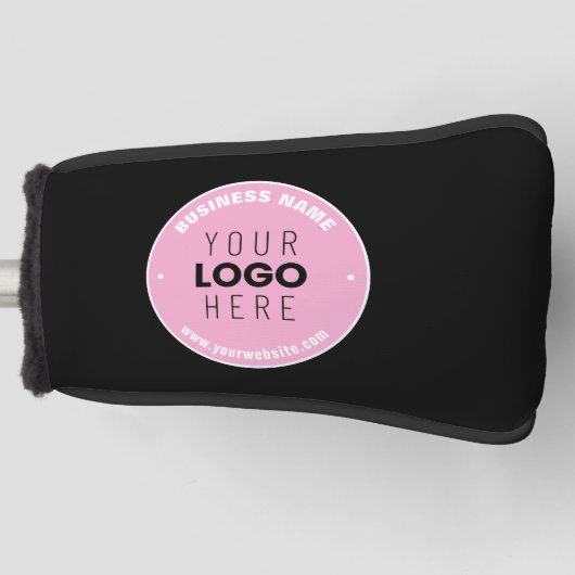 Eenvoudige Logo-vervanging en bewerkbare tekst | R Golfheadcover (Voorkant)