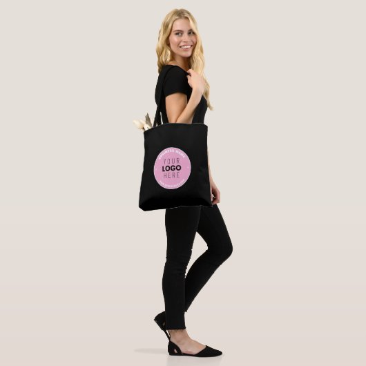 Eenvoudige Logo-vervanging en bewerkbare tekst | R Tote Bag (Op model)