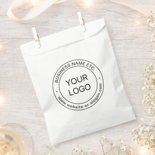 Eenvoudige Logo-vervanging en bewerkbare tekst | W Bedankzakje (Geknipt)