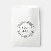 Eenvoudige Logo-vervanging en bewerkbare tekst | W Bedankzakje (Voorkant)