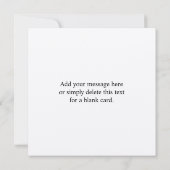 Eenvoudige Logo-vervanging en tekst | Kraft Notitiekaartje (Achterkant)