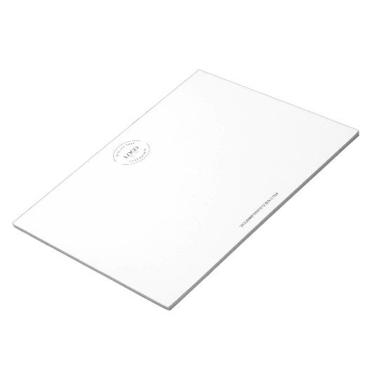 Eenvoudige Logo website Promotionele aangepaste za Notitieblok (Schuin)