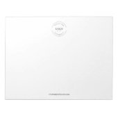 Eenvoudige Logo website Promotionele aangepaste za Notitieblok (Voorkant)