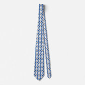 Eenvoudige Logo Zakelijk Blauw Stropdas (Voorkant)