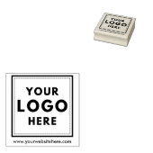 Eenvoudige logo zakelijke bedrijfswebsite rubberstempel (Gestempeld)