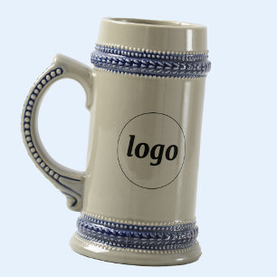 Eenvoudige logo zakelijke branding promotie bierpul