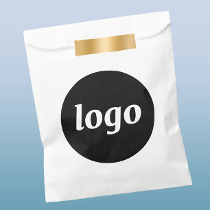 Eenvoudige logo zakelijke promotionele branding bedankzakje