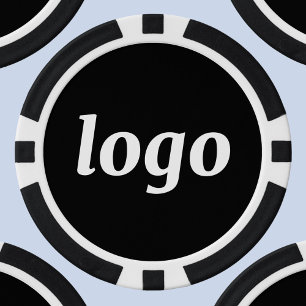 Eenvoudige Logo Zakelijke Promotionele Branding Poker Chips