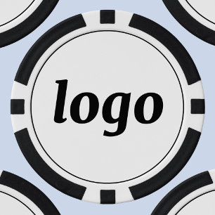 Eenvoudige Logo Zakelijke Promotionele Branding Poker Chips