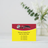 Eenvoudige lokale auto wegberm trekkend Visitekaar Visitekaartje (Staand voorkant)