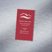 Eenvoudige lokale thuisdiensten Magnetische Visite Magnetisch Visitekaartje (Voorbeeld)