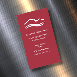 Eenvoudige lokale thuisdiensten Magnetische Visite Magnetisch Visitekaartje