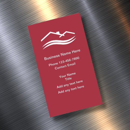 Eenvoudige lokale thuisdiensten Magnetische Visite Magnetisch Visitekaartje