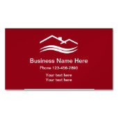 Eenvoudige lokale thuisservices magnetisch visitekaartje (Voorkant)