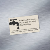 Eenvoudige loodgieter zakelijke magneten (Voorbeeld)