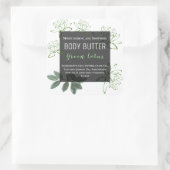 Eenvoudige Lotus Flower Product Sticker | Etiket (Tas)