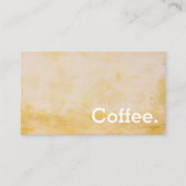 Eenvoudige Loyalty Coffee Punch-kaart met nood (Voorkant)