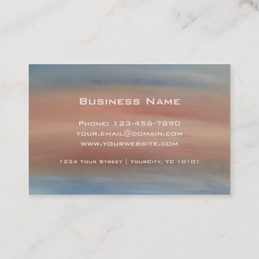 Eenvoudige Loyalty Punch-kaart (Achterkant)