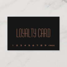 Eenvoudige Loyalty Punch-kaart