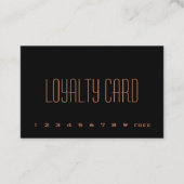 Eenvoudige Loyalty Punch-kaart (Voorkant)