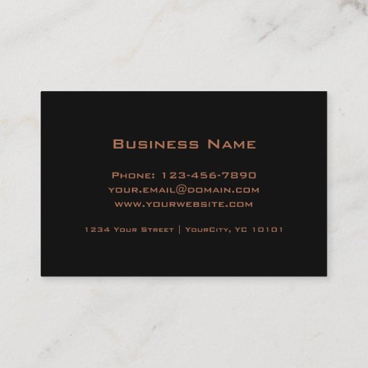 Eenvoudige Loyalty Punch-kaart (Achterkant)