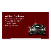 Eenvoudige luxe automobiel Detail Magnetisch Visitekaartje (Voorkant)