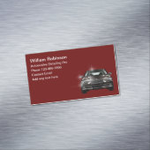 Eenvoudige luxe automobiel Detail Magnetisch Visitekaartje (Voorbeeld)