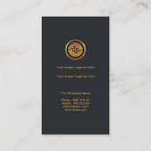 Eenvoudige Luxe Gold Profit Wave Graph Forex Visitekaartje (Achterkant)