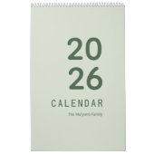 Eenvoudige luxe kalender (Hoes)